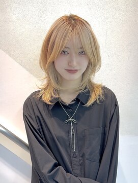 トニーアンドガイ 青山店(TONI & GUY) ミディアムウルフ ハッシュカット ミディアムレイヤー