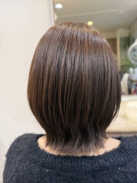 プラウドヘアー(Proud hair) ヘアドネーション/外ハネボブ/セミディボブ/オシャレ染め