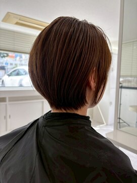 ジュベ 別府店(juve.) 別府ショートボブ顔まわりレイヤーカット髪質改善カラー
