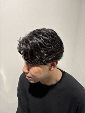men's salon HYPE 名古屋伏見 メンズサロン/men'sパーマ/men'sカット/men'sショート メンズカット×フェザーパーマ(伏見/伏見駅/栄/メンズ)