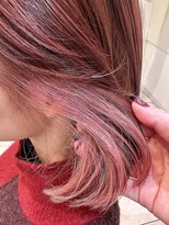 ケンジ 平塚 アネッタ(KENJE annetta)&nbsp;★インナーカラー×ルビーピンク