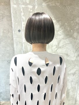 シーインフィニート 人形町店(C∞) 艶も欲しい!白髪も隠したい!綺麗なボブにして!