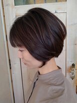 エヴァーグリーン(ever green)&nbsp;【30代40代50代ひし形大人ショートボブ】