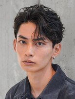 テン 心斎橋(tenn.)&nbsp;フェザーショートフェザーパーマニュアンスパーマショートヘア