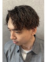 ルプレミエール(Le Premier)&nbsp;緩め波巻きパーマ/カットを1回するとこれくらいの強さ残ります♪