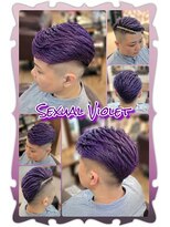 ヘアーファクトリー☆マハロ(Hair Factory☆MAHARO)&nbsp;セクシーバイオレット☆ハンサムショート震災刈り