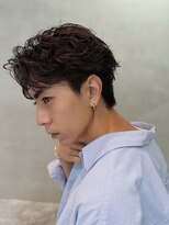 バイフィフス 原宿/表参道(by fifth) シャドウパーマルーズパーマセンターパートツーブロック刈り上げ