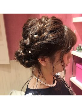 ロンド 表参道店(Lond) 《Lond omotesandの担当rico》編み込みゆるふわヘアアレンジ