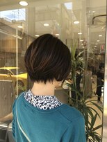 アッシュ 久が原店(Ash)&nbsp;リアルお客様カット大人可愛く丸いボブ