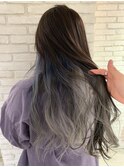 インナーカラー*ホワイトシルバ―*学生さんに大人気*