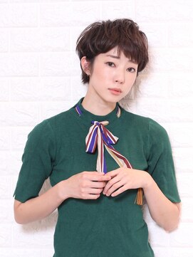 美容室イサ テラスウォーク一宮店(ISA) ISA一宮★大人可愛いハンサムショート