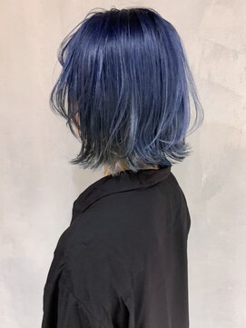 アイティー バイ アルバム 中野店(IT by ALBUM) ブルースカイ_セミウェットウェーブオリーブカラー_ba305463