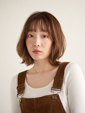 ジュール 銀座(Joule) 顔型別ヘアスタイル特集/マロンベージュ/Aラインボブ/銀座