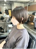 ショートボブ グレージュ【麻生/札幌ショート/白髪】