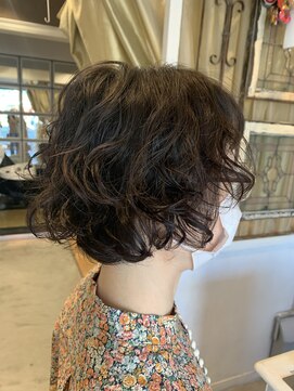 グランジ 北山田店(GLUNGE) 【岸】 大人キュートなボブパーマ