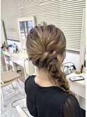 ボリュームサイド編みおろし