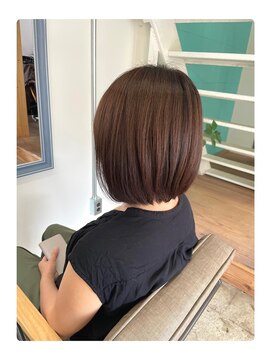 リブインクローバー デザインラボ(Live in Clover design lab) 前下がりボブスタイル！