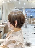 丸みショートボブ【Ash大泉学園 横山】