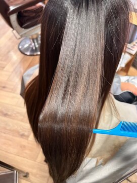 ナナナ パレナ 宝塚店(nanana parena) 縮毛矯正グレーズドドーナツヘア♪圧巻の艶髪！