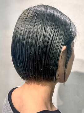 オジョマノ(OjOmano) ケアブリーチダブルカラーインナーカラーハイライト20代30代前髪