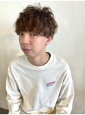 スパイラルパーマツイストパーマアップバング波巻きパーマ