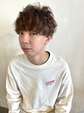 ムード マグ レーベル 南松本(MOOD Mag Label) スパイラルパーマツイストパーマアップバング波巻きパーマ