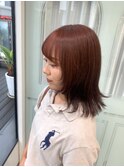 夏の暖色カラー