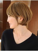 ショートボブ小顔カット大人ヘア髪質改善30代40代50代表参道青山