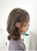 ブリーチなしグレージュミディアムレイヤー【suiw】昭和町