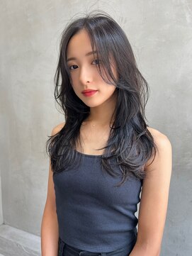 メーヴェ(Mowen) mowen ダークグレージュ×艶髪×レイヤーカット