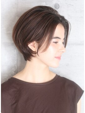 インセプション 銀座(INCEPTION) ショート・ボブ/丸顔/前髪なし/絶壁解消/30代/40代/50代/くびれ