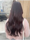 |mizuho|髪質改善ツヤ髪スタイル暗髪ピンクブラウン