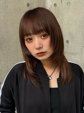 ノイ(noi) 顔周りレイヤーカットグレージュカラーくびれボブショートカット