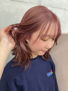 ココ 西葛西南口店(COコ) ブリーチ1回ピンクベージュ