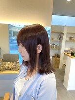 レディバグ(Ladybug)&nbsp;外ハネミディアム×ピンクカラー