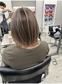 ハイライトバレイヤージュダブルカラーケアブリーチ30代40代50代