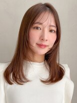 前髪斜めバングくせ毛風カール美髪デジタルパーマミニウルフ