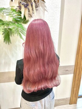 フゥカ 類家店(fuka) 【ブリーチ2回】ミルキーピンクカラー☆
