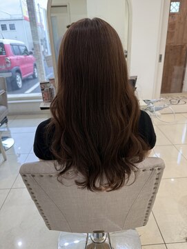 ベルバイグレイス(BELLE by grace) チョコレートブラウン/艶髪/大人可愛いチョコレートカラー