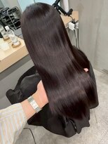 ギークス(GEEKS)&nbsp;【GEEKS渋谷】サラ艶ストレート/髪質改善/伸ばしかけ/グレージュ