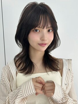 ユーフォリア 渋谷グランデ(Euphoria SHIBUYA GRANDE) 艶髪 20代 髪質改善 ウルフレイヤーカット 韓国くびれヘア