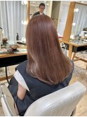 オレンジブラウン　ブリーチ　ハイトーン　Wカラー 暖色横浜★