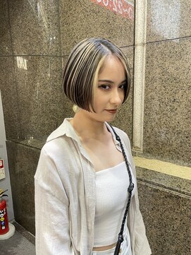 ブランコ 名古屋栄(BLANCO) ハイライトボブ