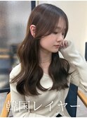 レイヤーカット/韓国レイヤー/顔周りカット/顔周りレイヤー