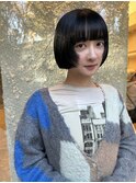 ショート・ボブレイヤー/レイヤーカット/顔周りレイヤー/20代