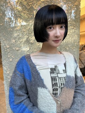 ショート・ボブレイヤー/レイヤーカット/顔周りレイヤー/20代