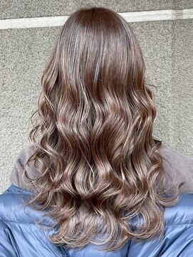 エジョン 八幡山店(Aejon) 大人レイヤーカット白髪ぼかし脱白髪染め40代50代60代