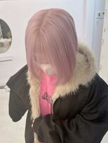 フウ(fuh)&nbsp;ホワイトピンク／ペールピンク/ピンクカラー／ハイトーン／ボブ