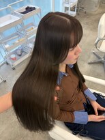 アイシー 表参道(ICY) オリーブグレージュ*春先どり/顔まわりカット