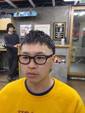 ファクトリーバーバーショップ(FACTORY barber shop) マレットヘア